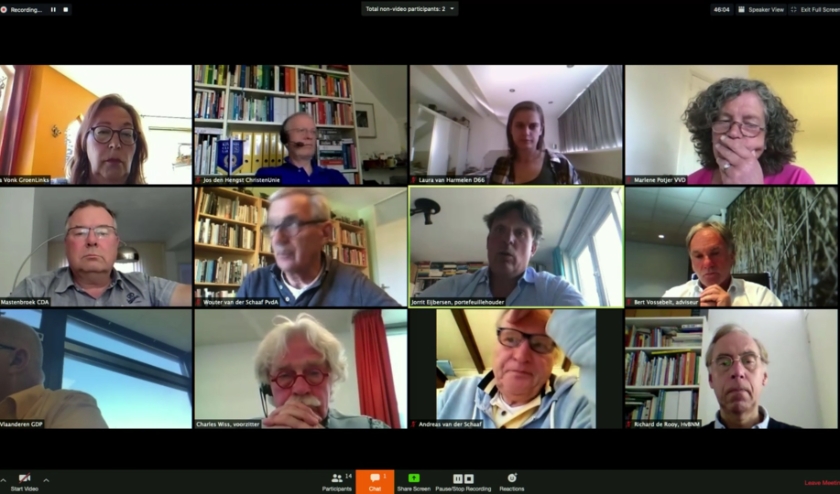 De politieke discussie van afgelopen week met in het midden wethouder Jorrit Eijbersen.