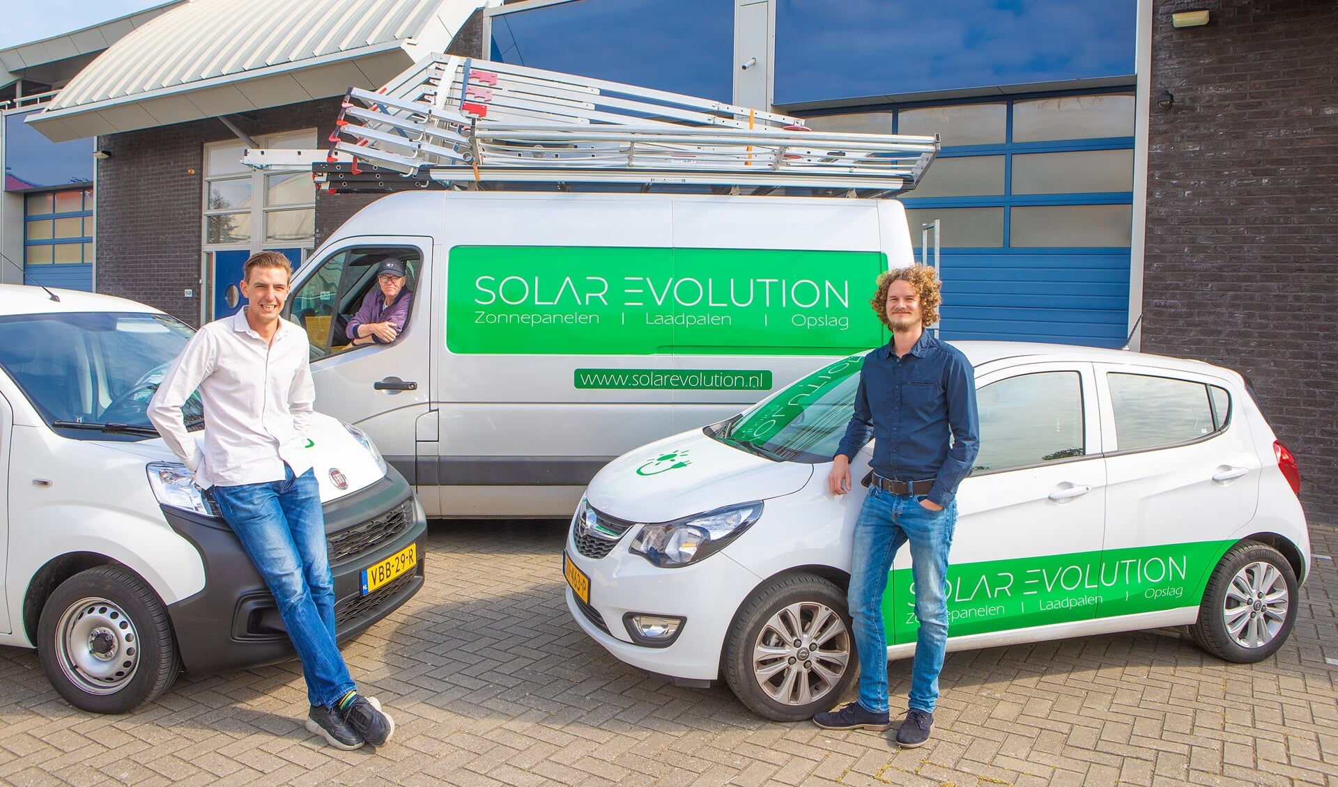 Paul Dirksen en Patrick van Spankeren investeren met Solar Evolution in groene energie.