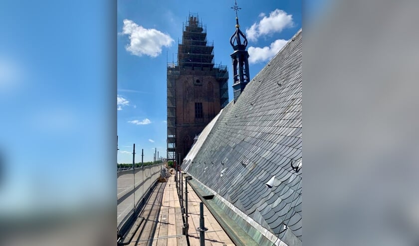 Grote Kerk is renovatie.