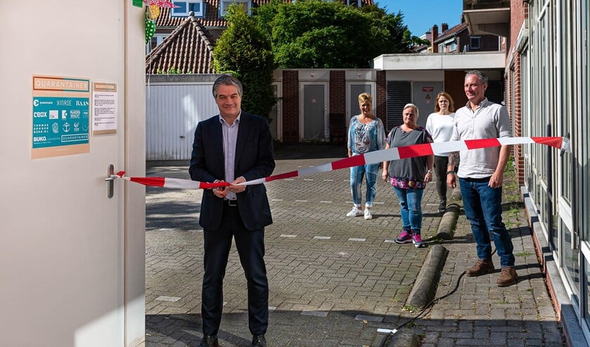 Burgemeester Boog opende in mei de Quarantainer bij De Diem.