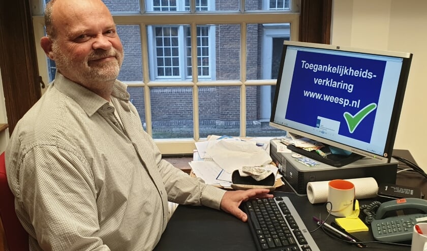 Wethouder Maarten Miner is blij met de toegankelijkheidsverklaring.