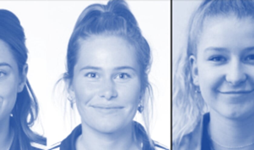 V.l.n.r: Djoeke Vogel, Cecile Knuvers, Liselot Timmermans, Vanessa Blockmans