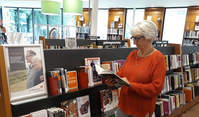 De Geheugensteun in de vestiging van de bibliotheek in Laren.