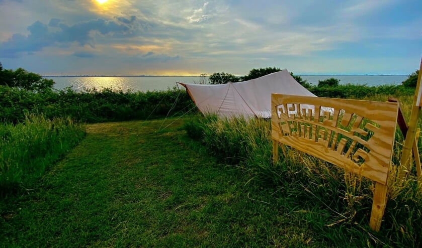 Deze zomer slapen met een uniek uitzicht op Camping Pampus