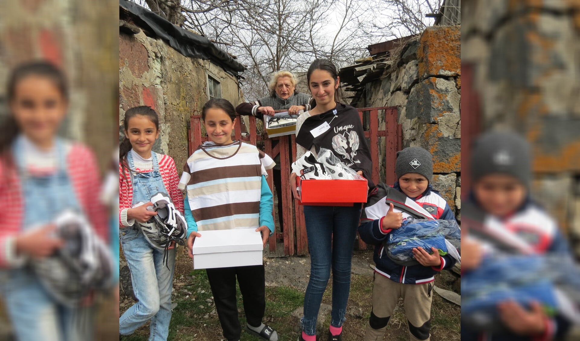 Nieuwe schoenen voor de meest behoeftige mensen in Armenië dankzij Pax kinderhulp Eemnes.