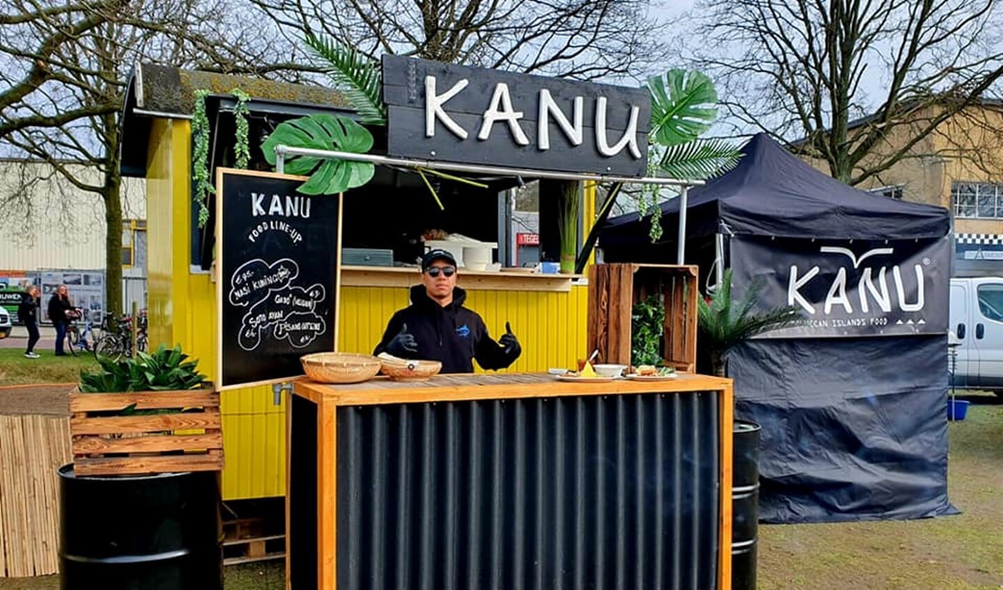 Een van de foodtrucks.