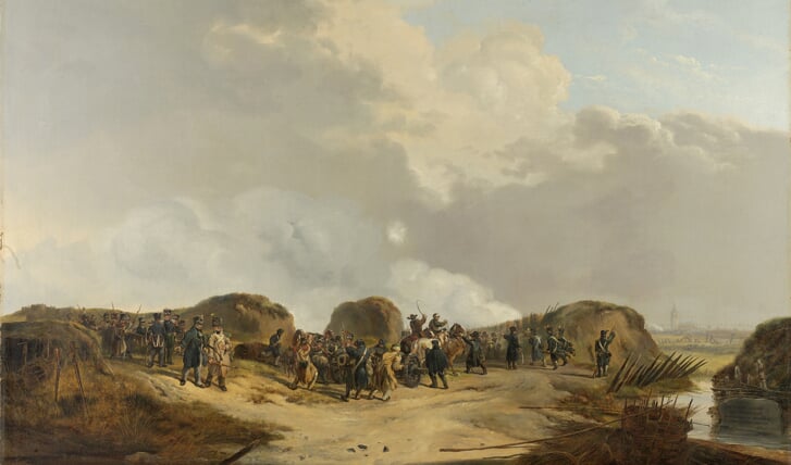 Eén van de schilderijen van Pieter Gerardus van Os.
