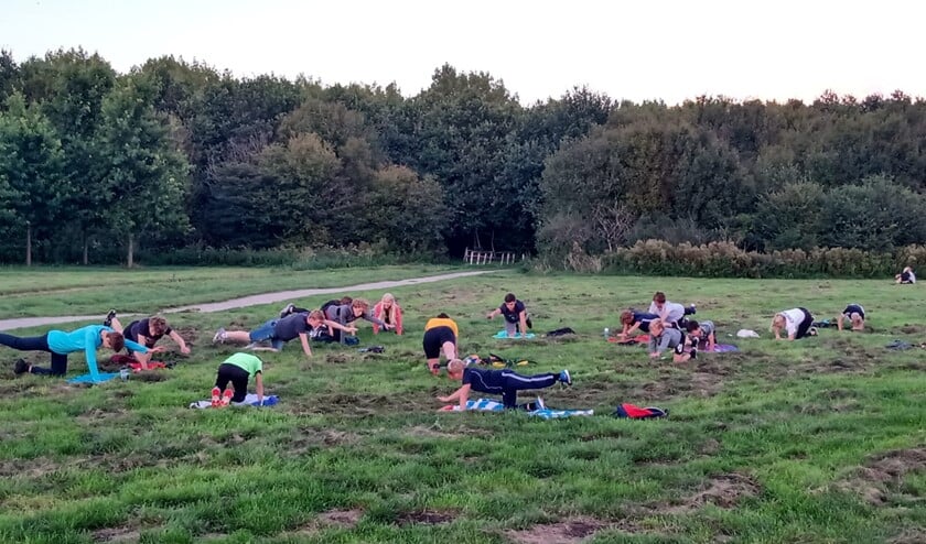 <p>Een training in het Diemerbos.</p>