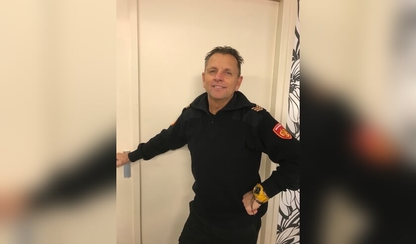 Wijkbrandweerman Dirk Mollema.