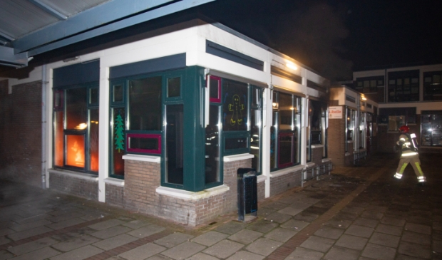<p>De brand in Huizen. </p>