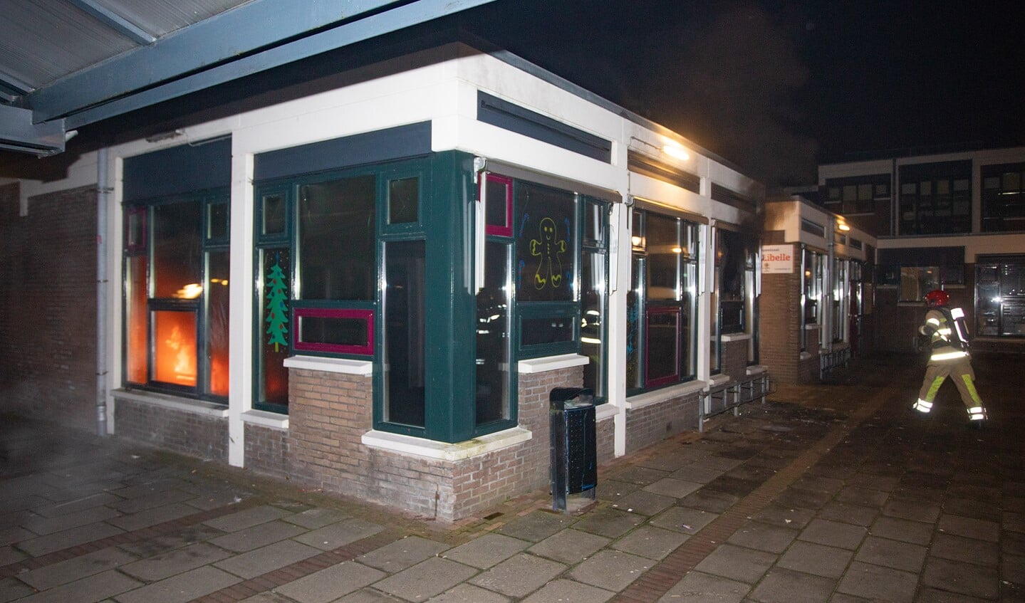 De brand in Huizen.