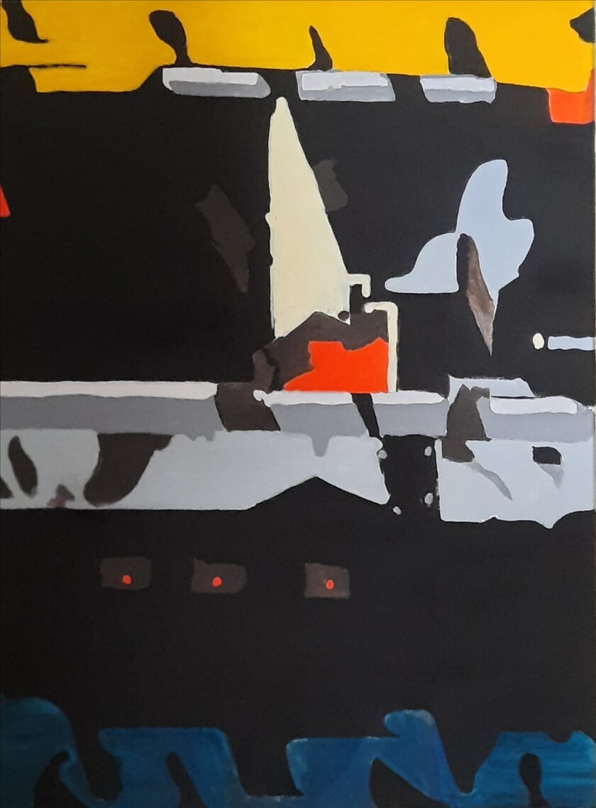 <p>Schilderij 'After Midgnight'.</p>