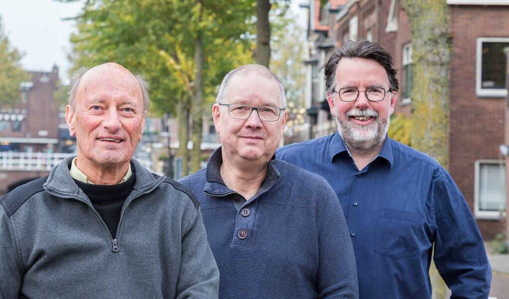 Rogier de la Rive Box, Henk Ebing en Christian Zierleyn (vlnr).    