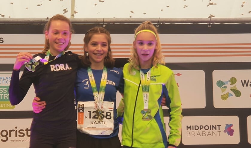<p>Maud werd tweede tijdens het NK Cross voor meisjes onder de 14 jaar.</p>