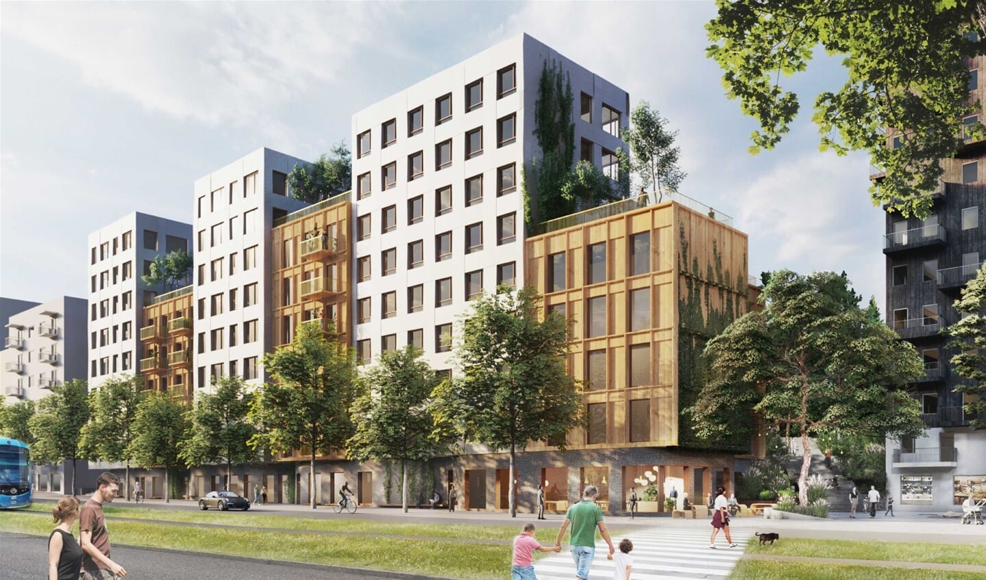 Impressie van Arenapark scenario 2.