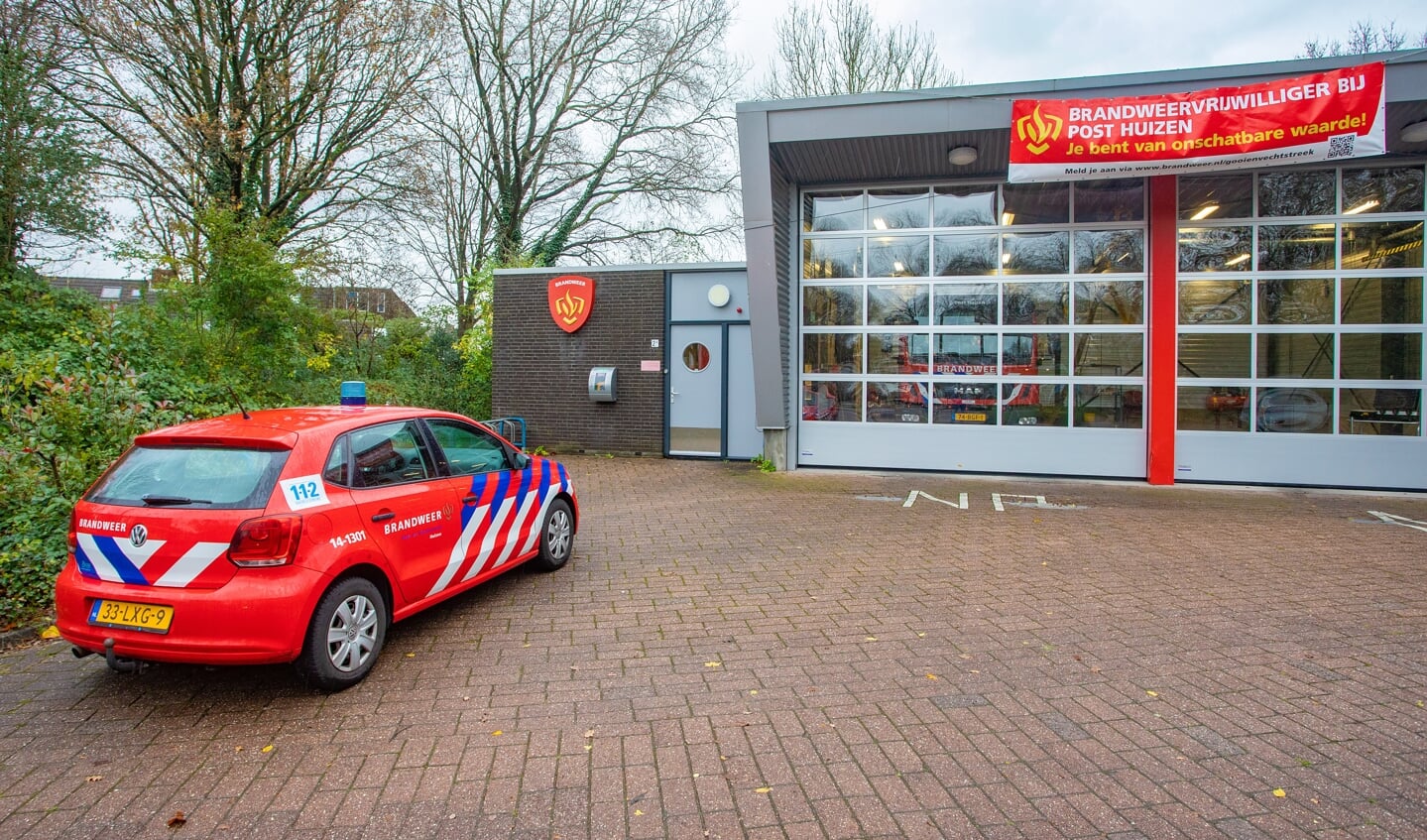 De brandweerpost aan de Bovenmaatweg