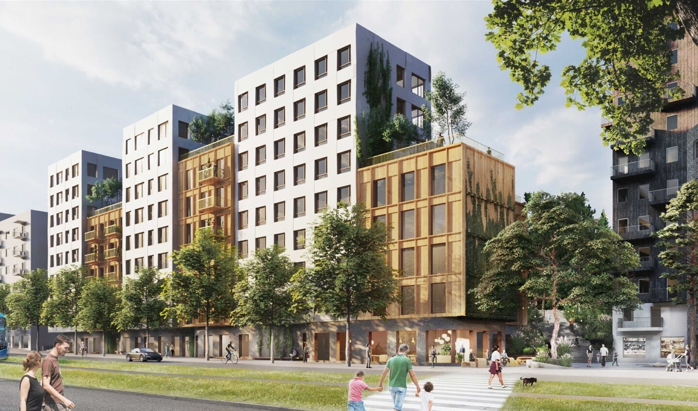Impressie van Arenapark scenario 2.