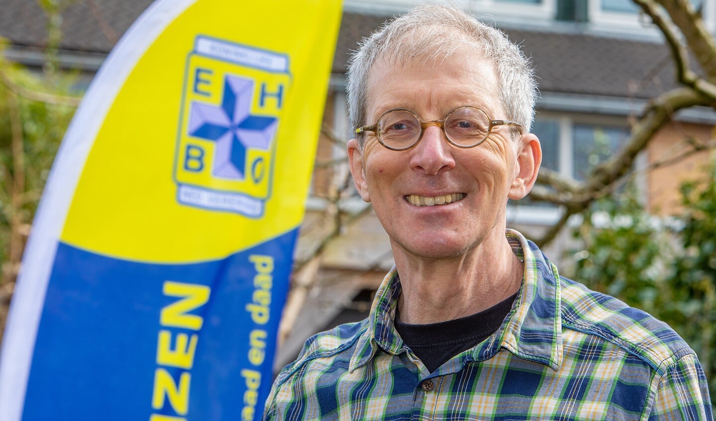 Jaap Droogers is voorzitter van EHBO-vereniging Huizen.
