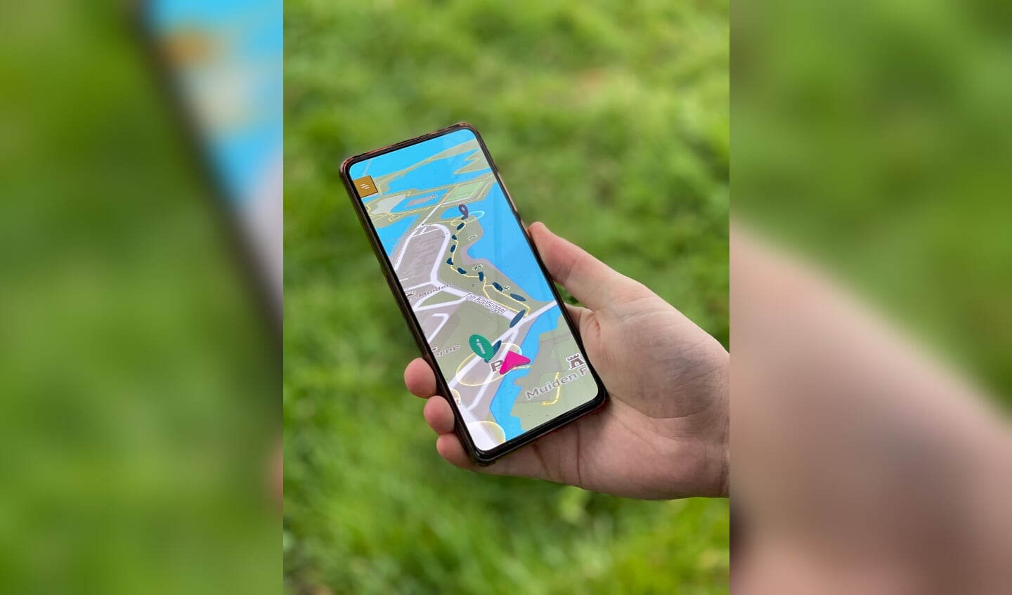Met de app kunnen bezoekers uiteindelijk drie verschillende routes door Muiden kunnen lopen.