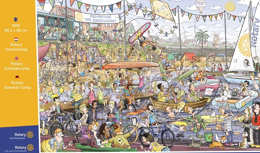 <p>De puzzel met veel zomerse taferelen.</p>