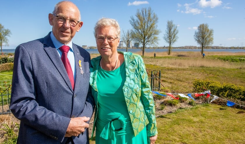 <p>Ab Heij met zijn vrouw,</p>