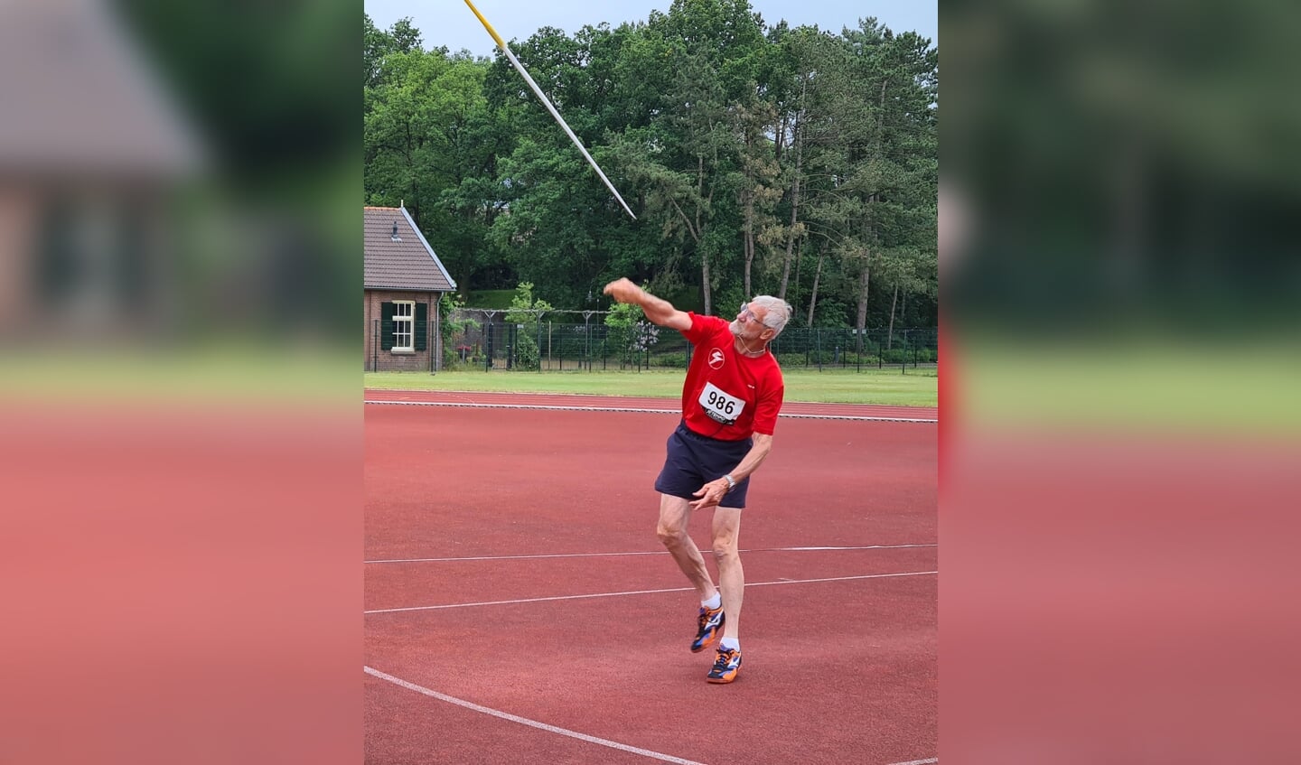 Ton Frakking in actie.