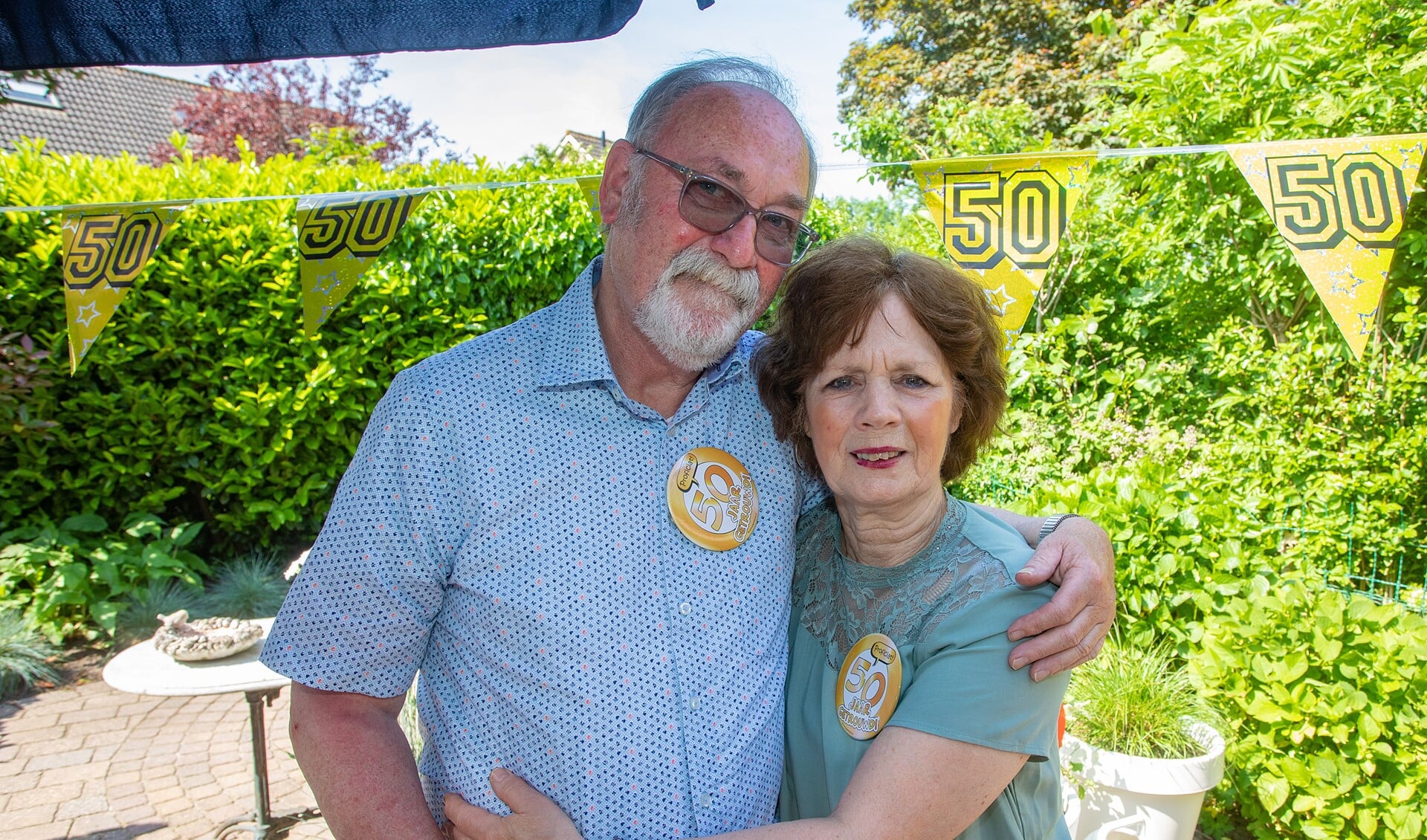 Na 50 jaar zijn Conny en Peter Dercksen nog altijd gelukkig met elkaar.