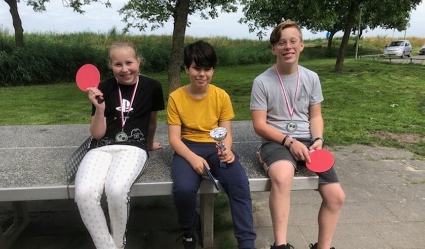 <p>Britt, Benjamin en Jarod werden respectievelijk 2e, 1e en 3e.</p>