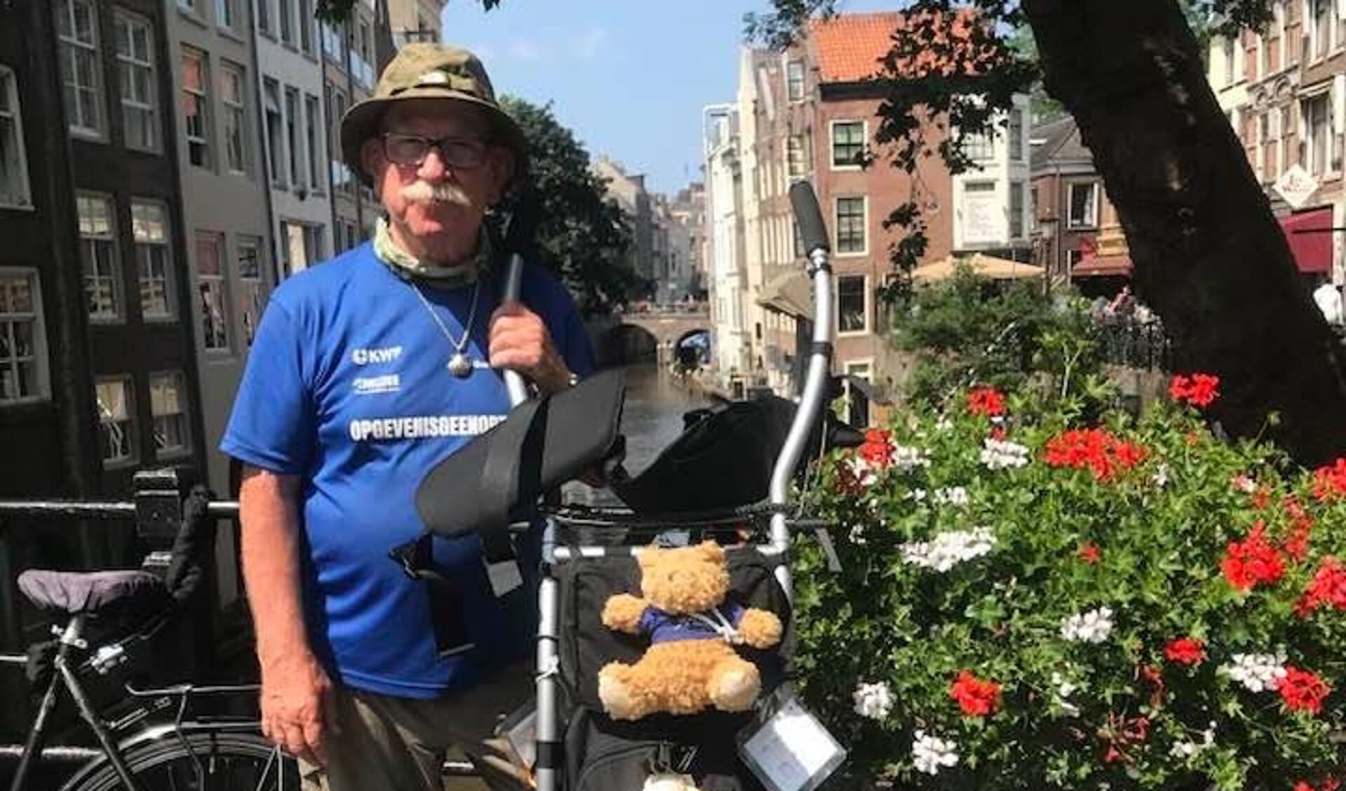 Alpe d'HuZes ging niet door, dus wandelt Gerard Althoff een rondje Nederland.