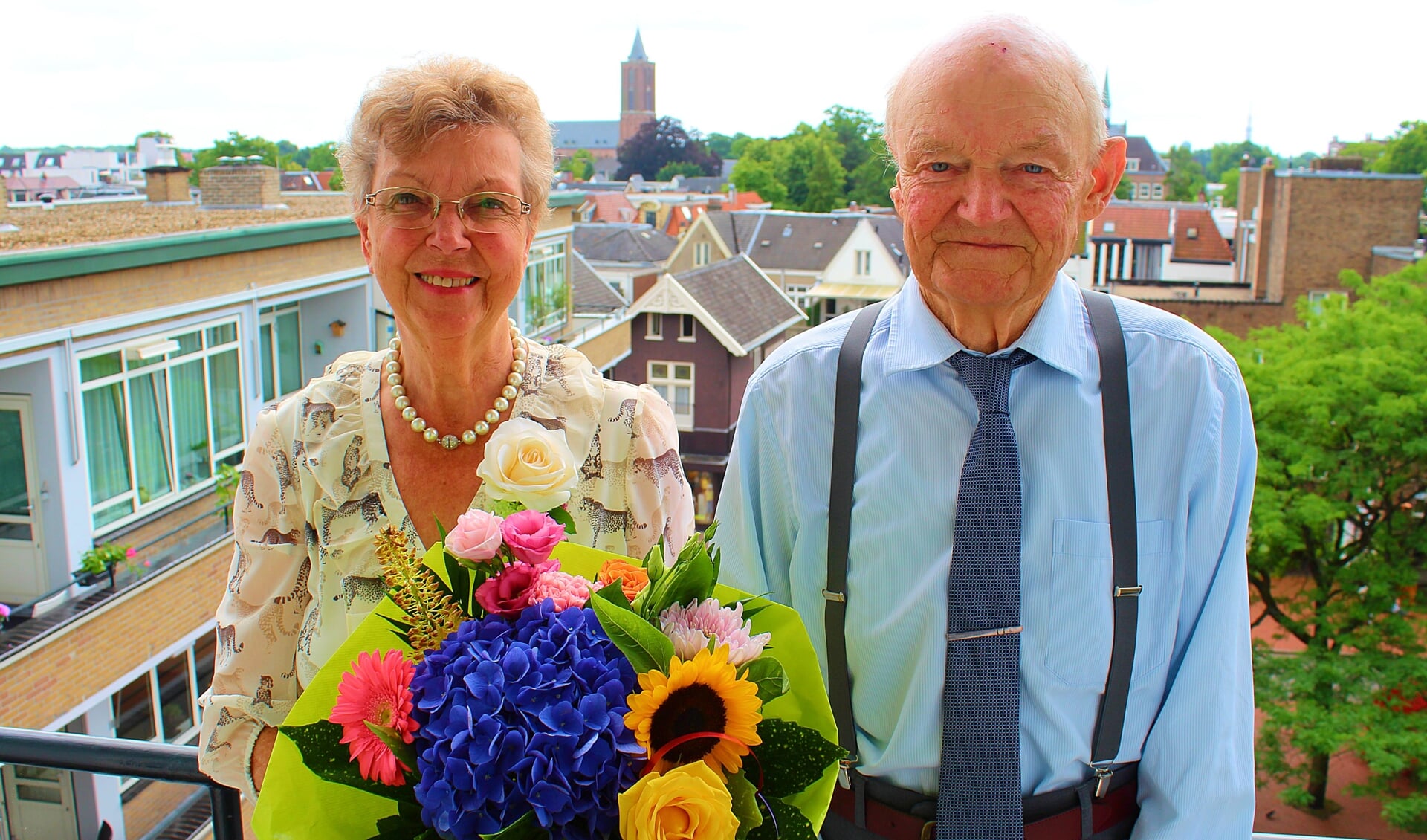 Menno Douwe Bulthuis en Tappie Bulthuis-Koster zijn 60 jaar getrouwd. 