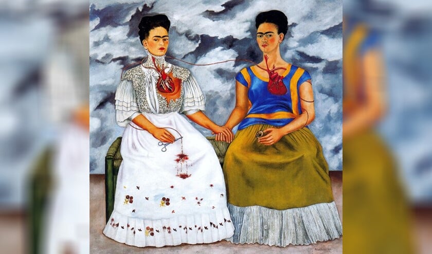 <p>Een van de zelfportretten van Frida Kahlo.</p>
