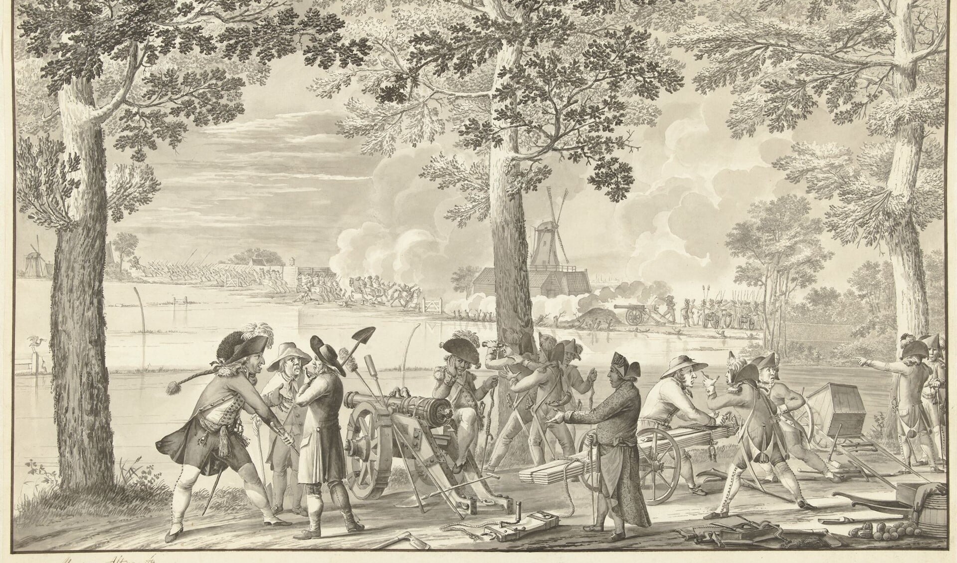 Aanval van de Pruisische troepen op Weesp, 30 september 1787, Maas van Altena, 1789 - 1791
