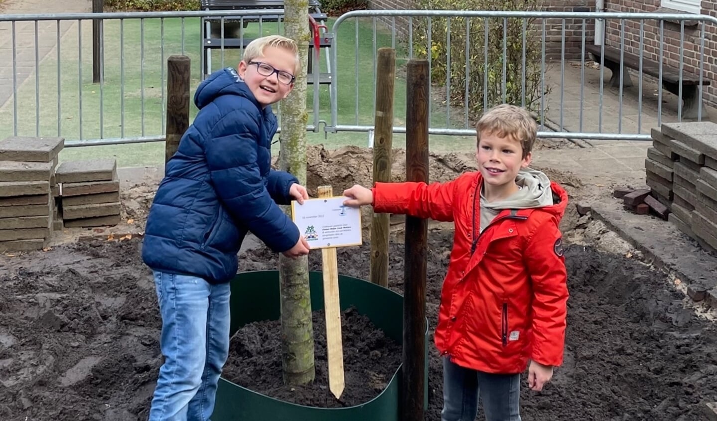 Boomambassadeurs Cooper (links) en Luuk.