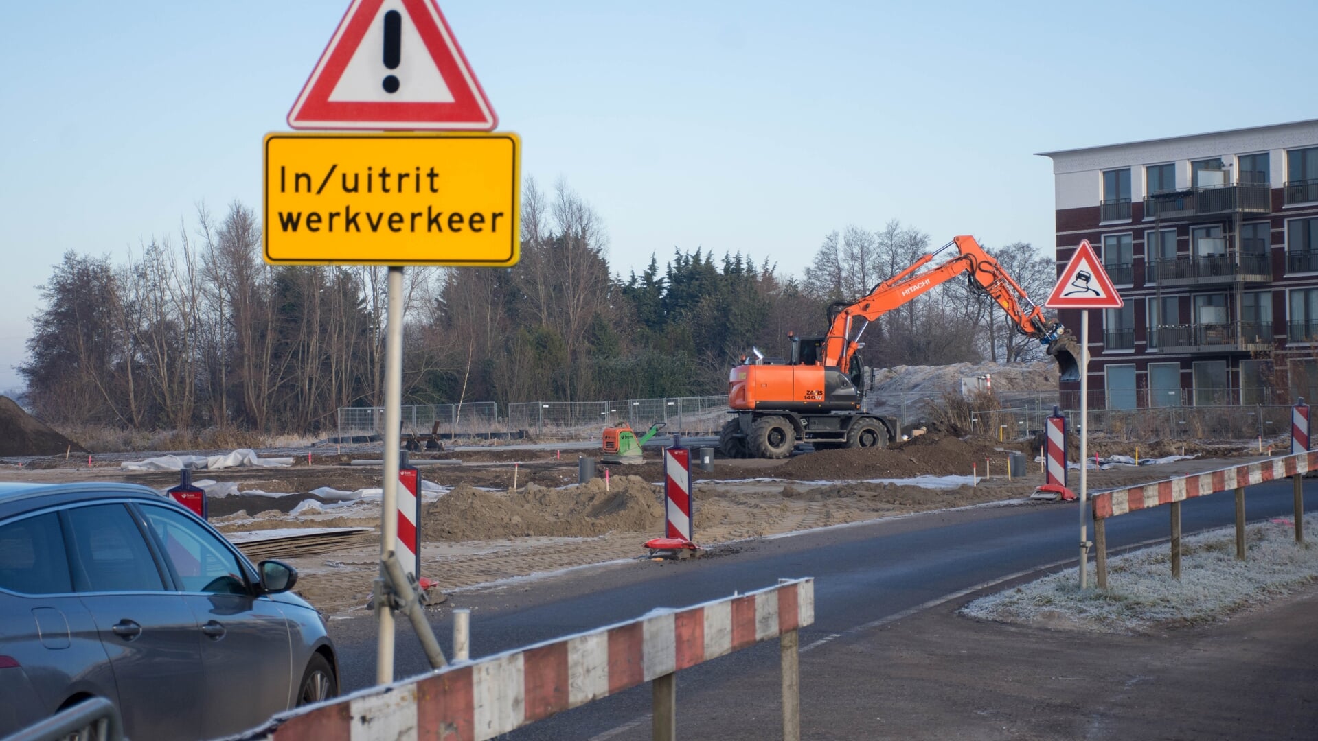 Momenteel wordt er hard gewerkt aan de Waterlinie.