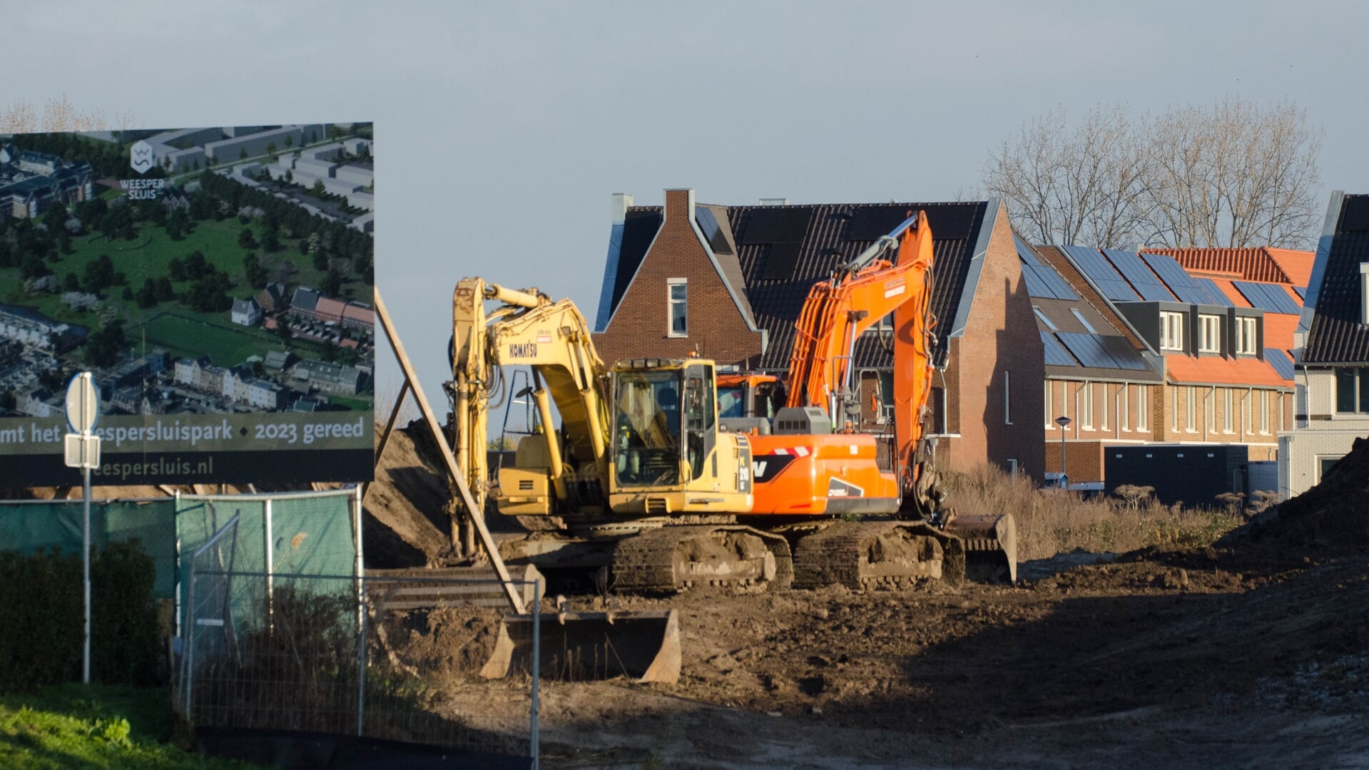 De bouw in Weesperskuis ligt vol op stoom.