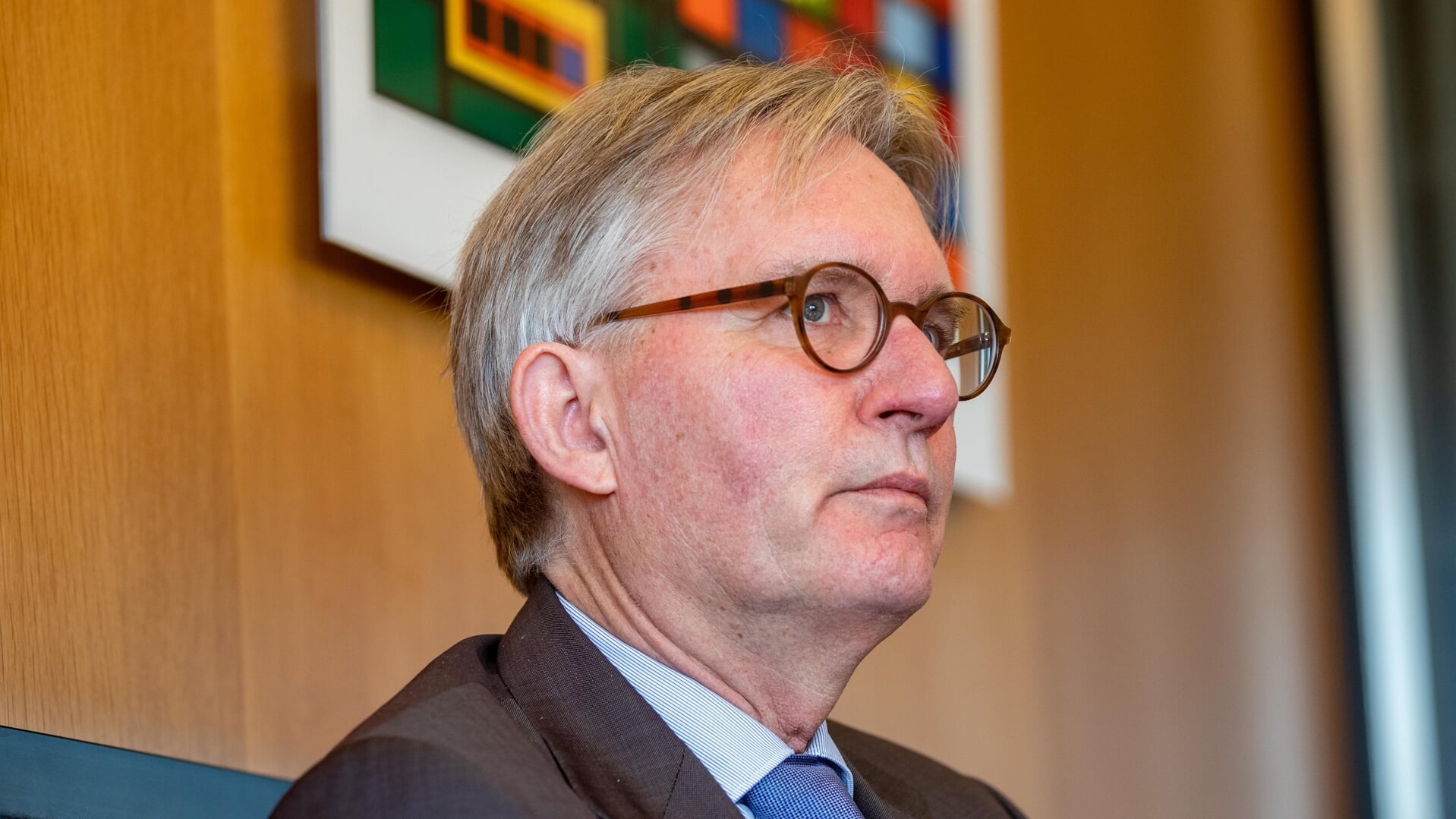 Burgemeester Gerhard van den Top. 