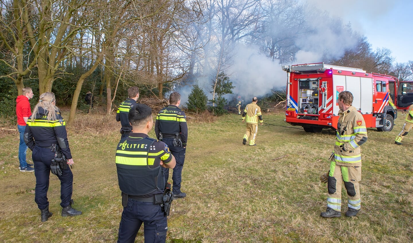 Door de droogte is de kans op een natuurbrand hoger.