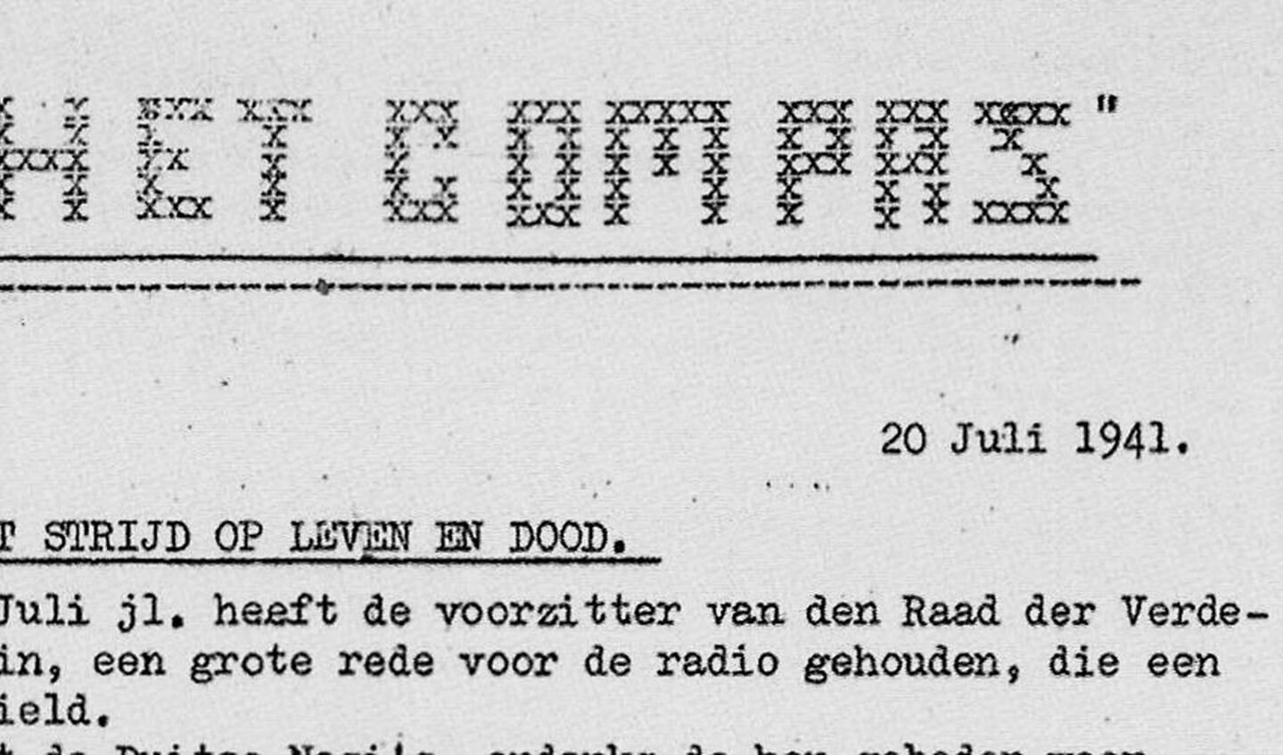 De kop van Het Compas van 20 juli 1941.
