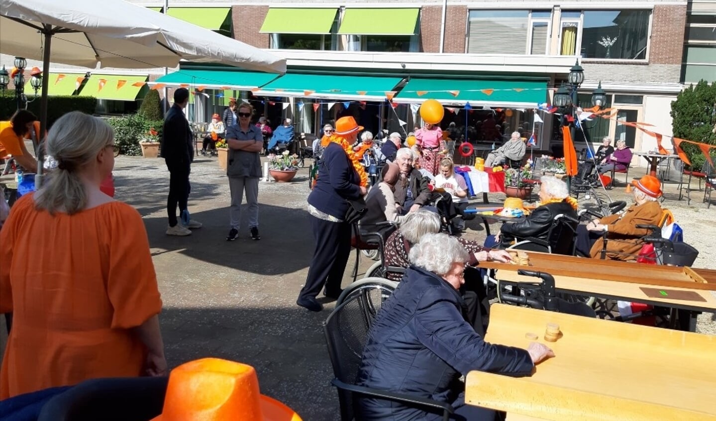Tijdens de Koningsspelen konden de bewoners meedoen aan meerdere spelletjes.