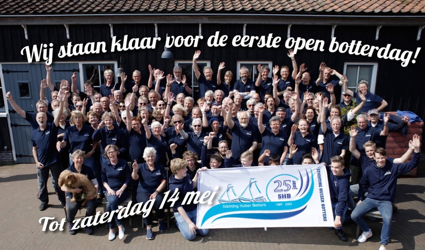De Stichting Huizer Botters is klaar voor de start van het jubileumjaar.