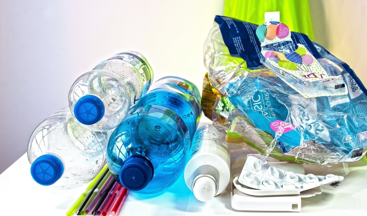 Verschillende soorten huishoudelijk afval.