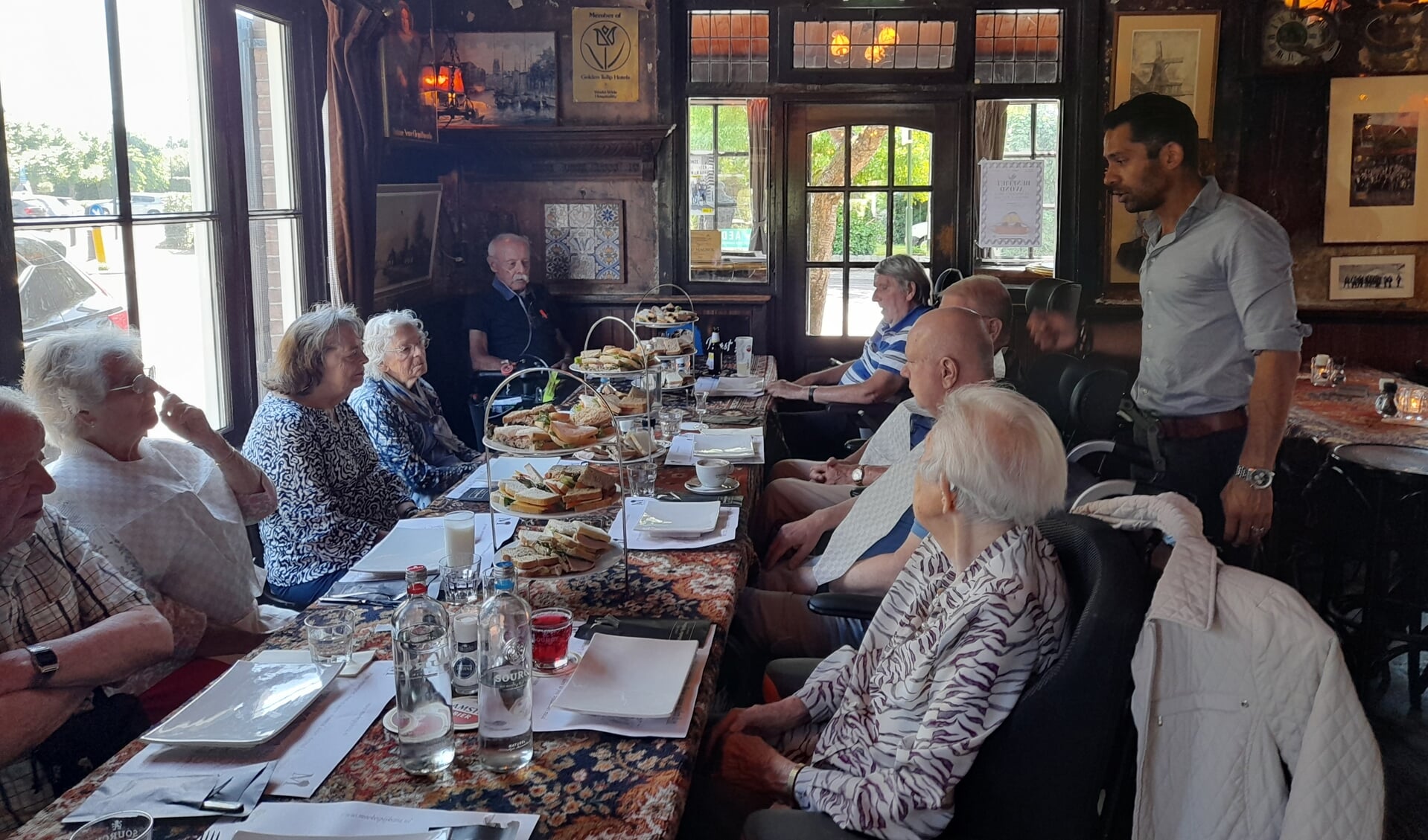 Lunch in Moeke Spijkstra.