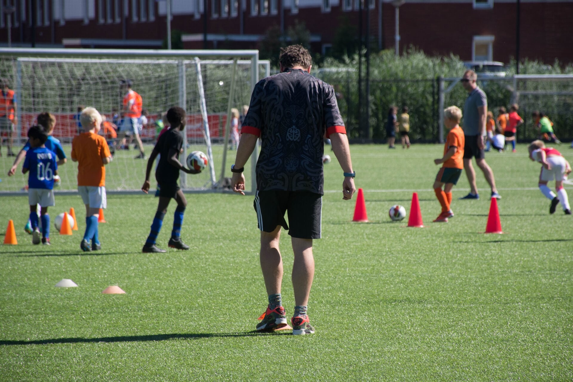 Kabouters tijdens de training.