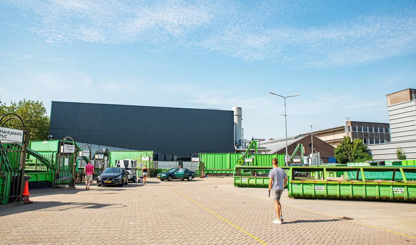 Het scheidingsstation in Huizen