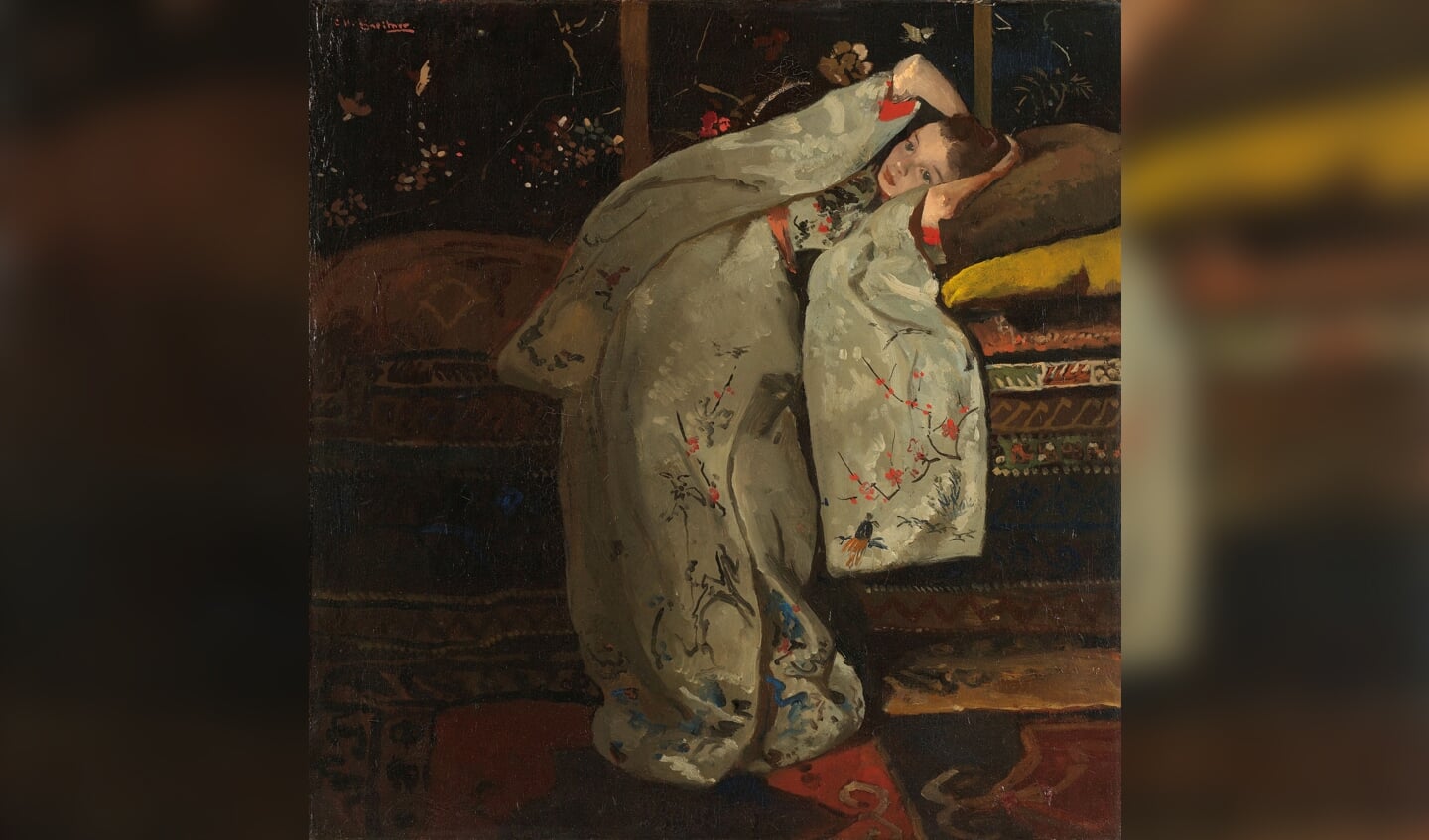 G.H. Breitner: Meisje in witte kimono