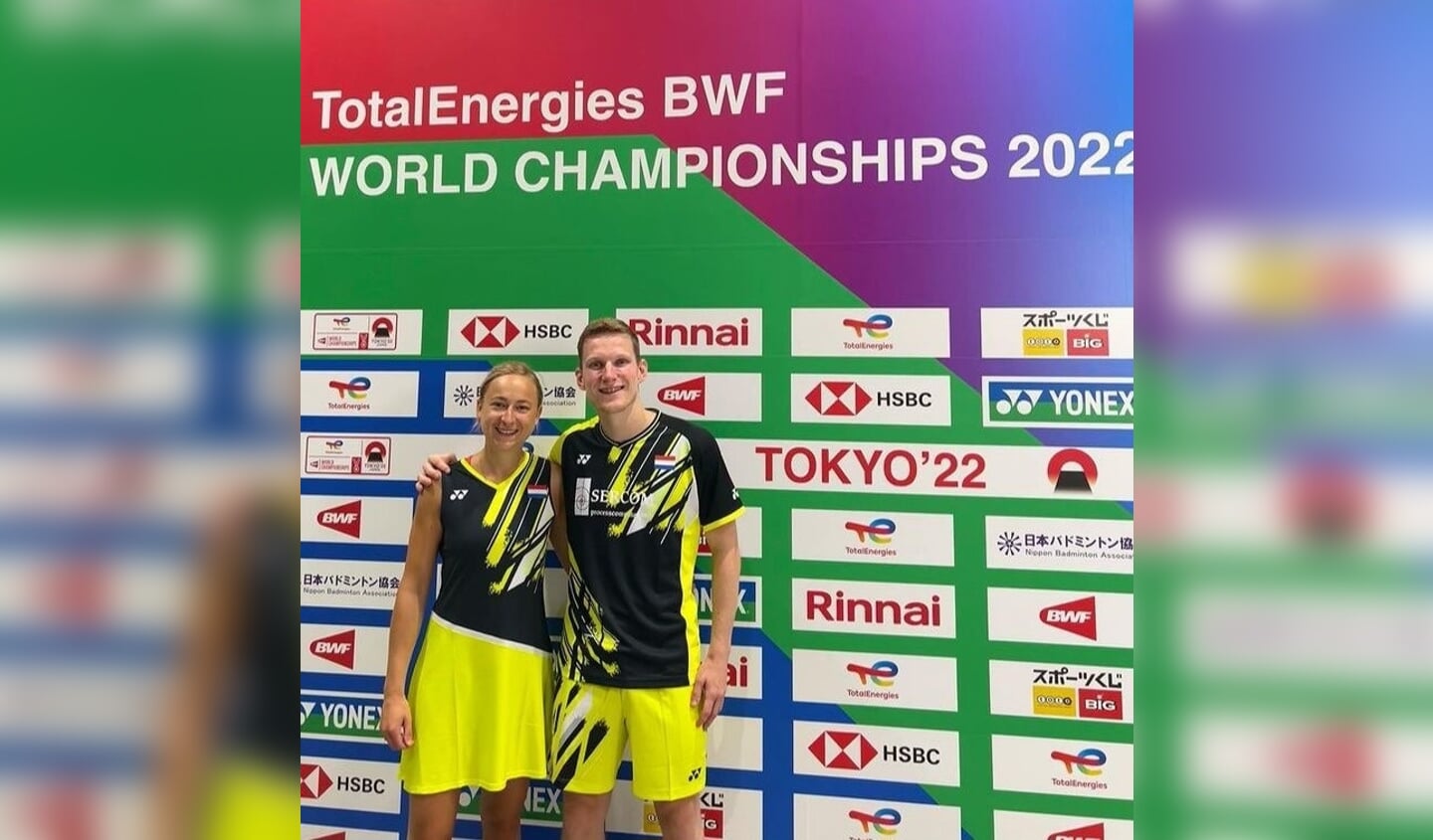 Badmintonduo Selena Piek en Robin Tabeling