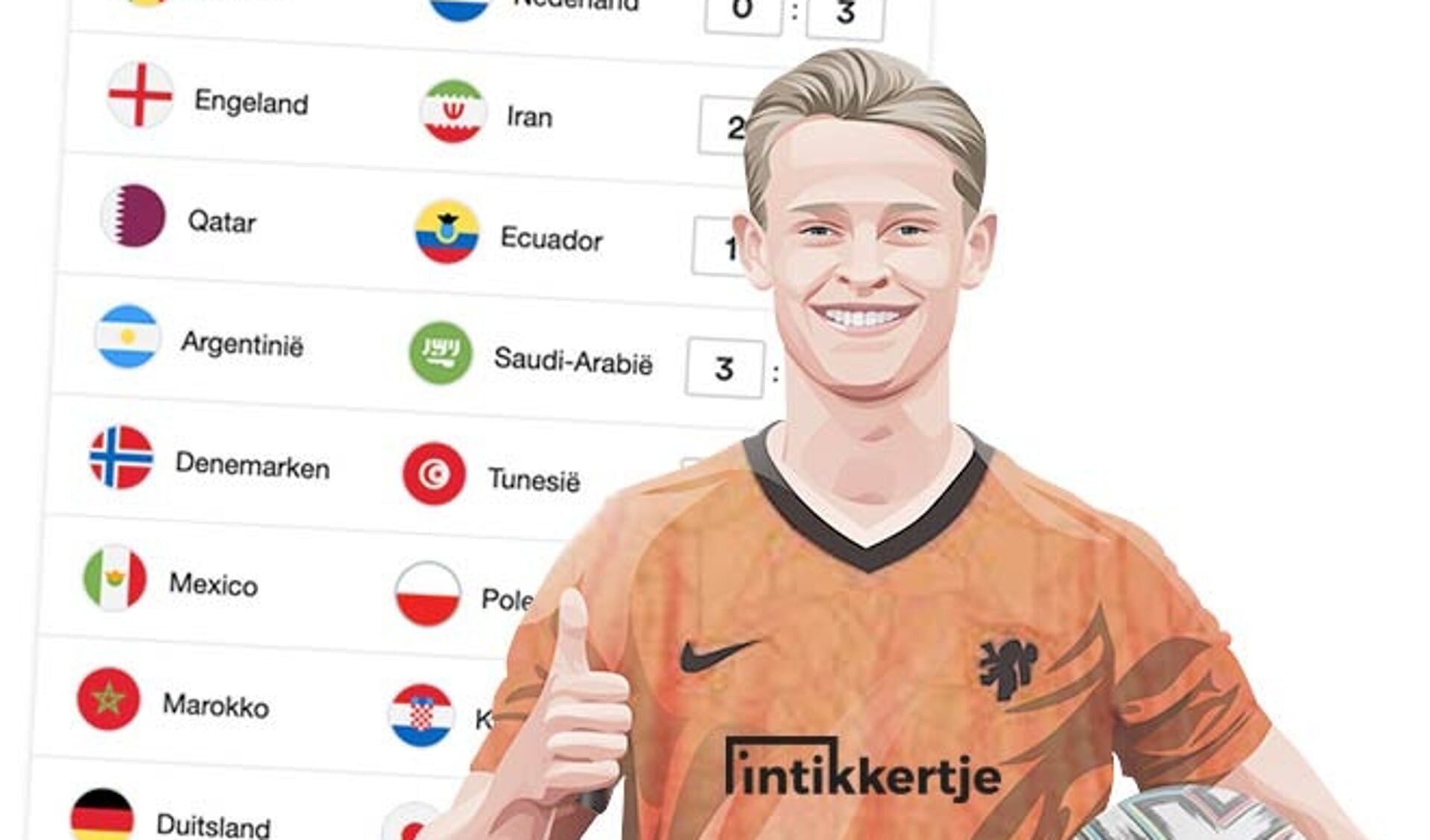 Voetbalpoules van Intikkertje.