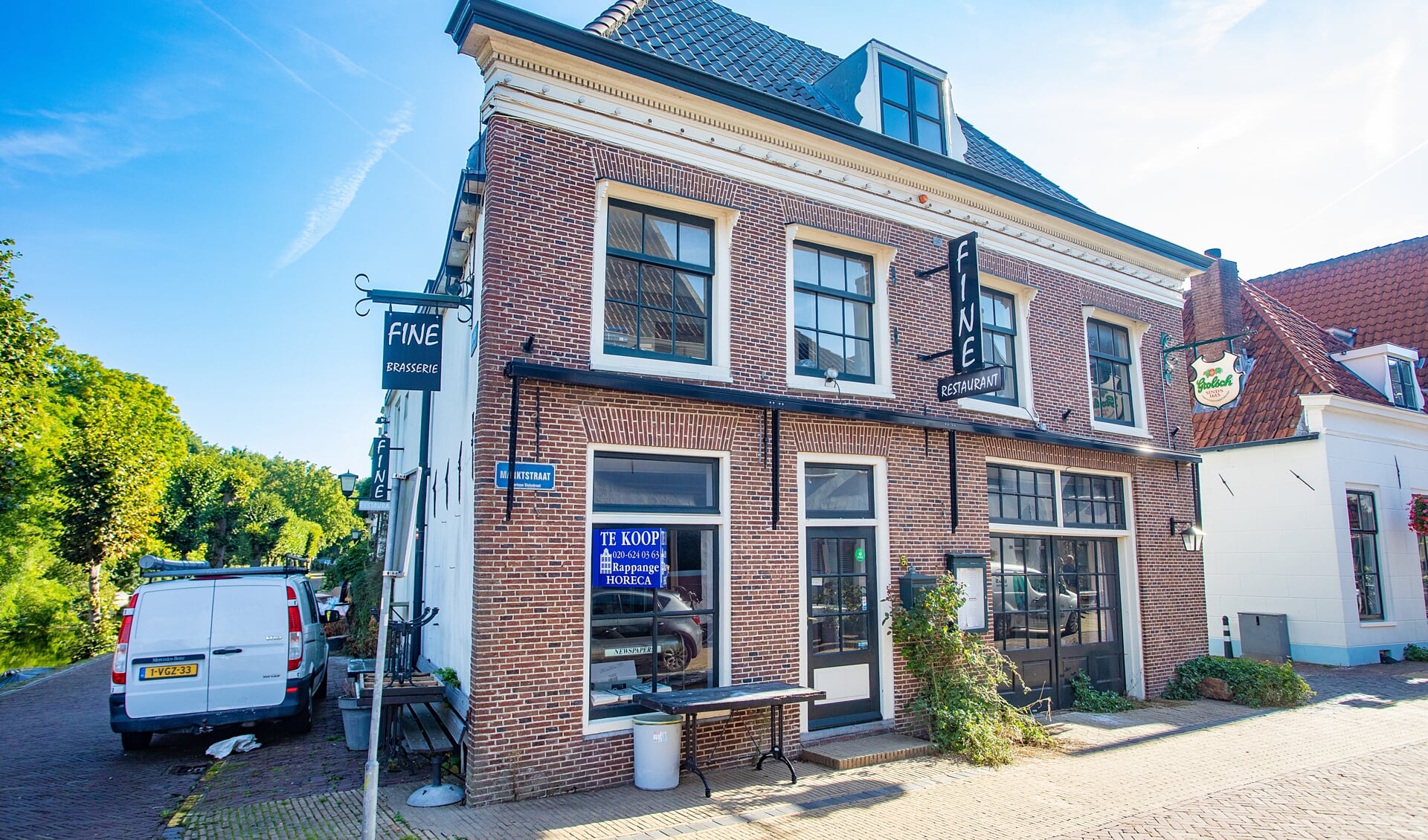 Het Fine-pand in Naarden-Vesting.