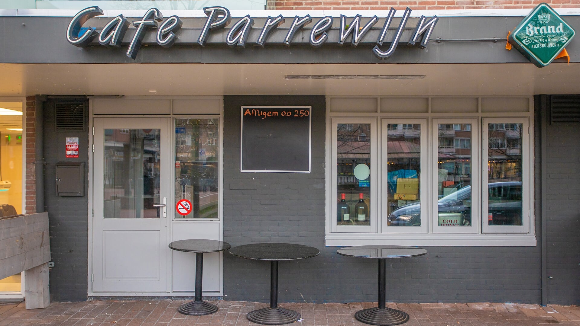 Cafe Parrewijn blijft nog even gesloten.