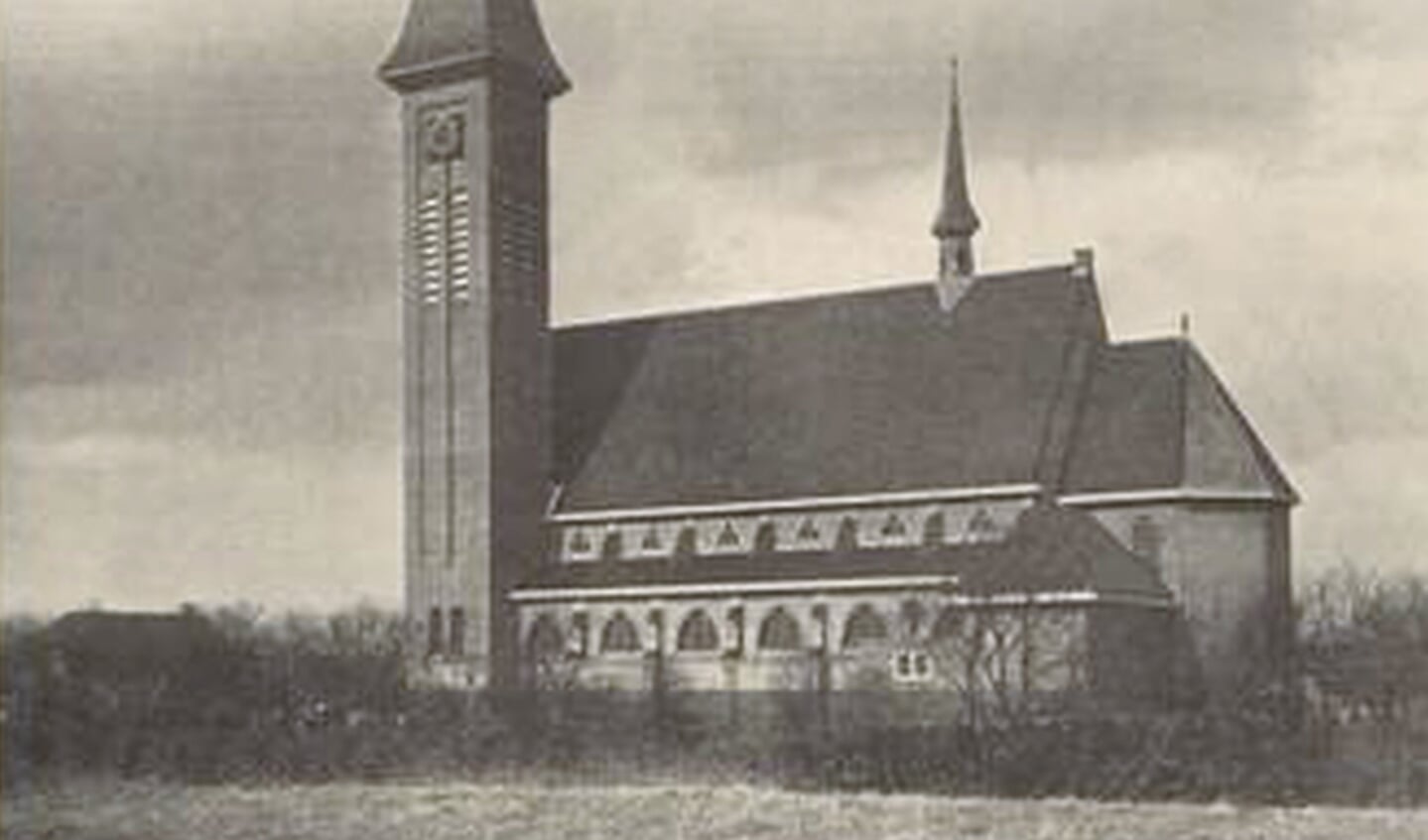 De kerk op de heide in 1932.